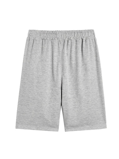 Men's Athletic Shorts - Drawstring Waist – Light Grey – view 3