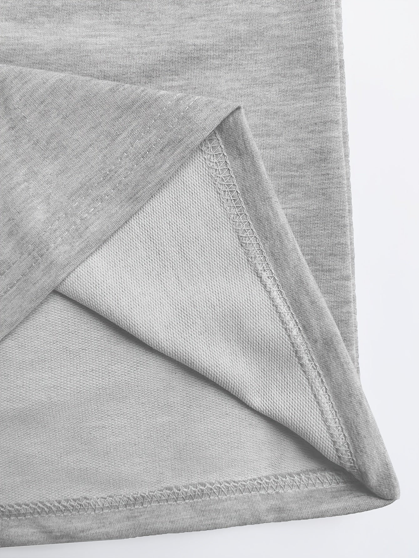 Men's Athletic Shorts - Drawstring Waist – Light Grey – view 6