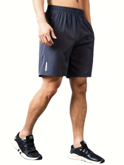 Men's Athletic Shorts - Drawstring Waist With Pockets – 3-Color Selection – view 11