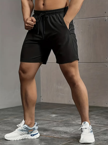 Men's Athletic Shorts - Drawstring Waist With Pockets – 5-Variant Selection detail view