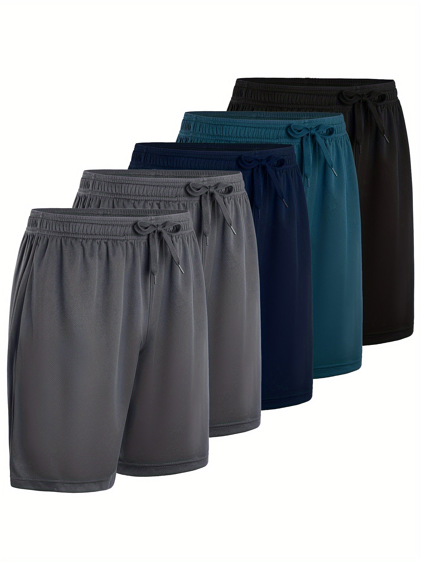 Men's Athletic Shorts - Drawstring Waist With Pockets – Sizes S–XXXL – view 9