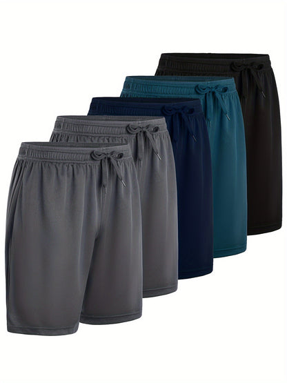 Men's Athletic Shorts - Drawstring Waist With Pockets – Sizes S–XXXL – Grey option – main product image