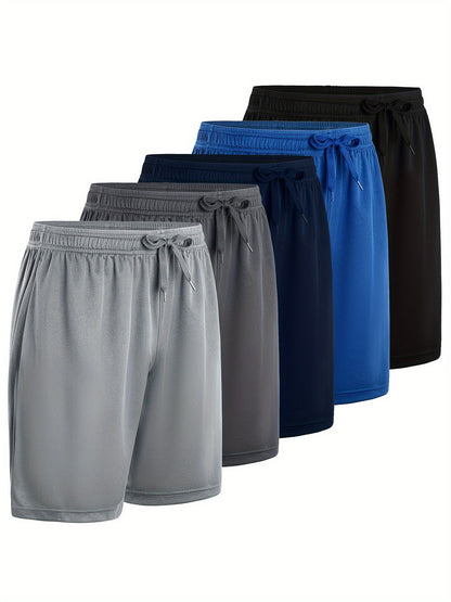 Men's Athletic Shorts - Drawstring Waist With Pockets – Sizes S–XXXL – Grey option – view 2