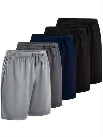 Men's Athletic Shorts - Drawstring Waist With Pockets – Sizes S–XXXL – Grey option – view 8
