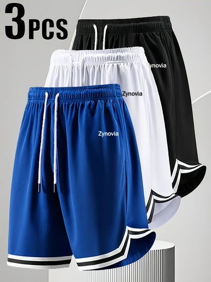 Men's Athletic Shorts - Quick Dry – 3-Color Selection – White option – view 3