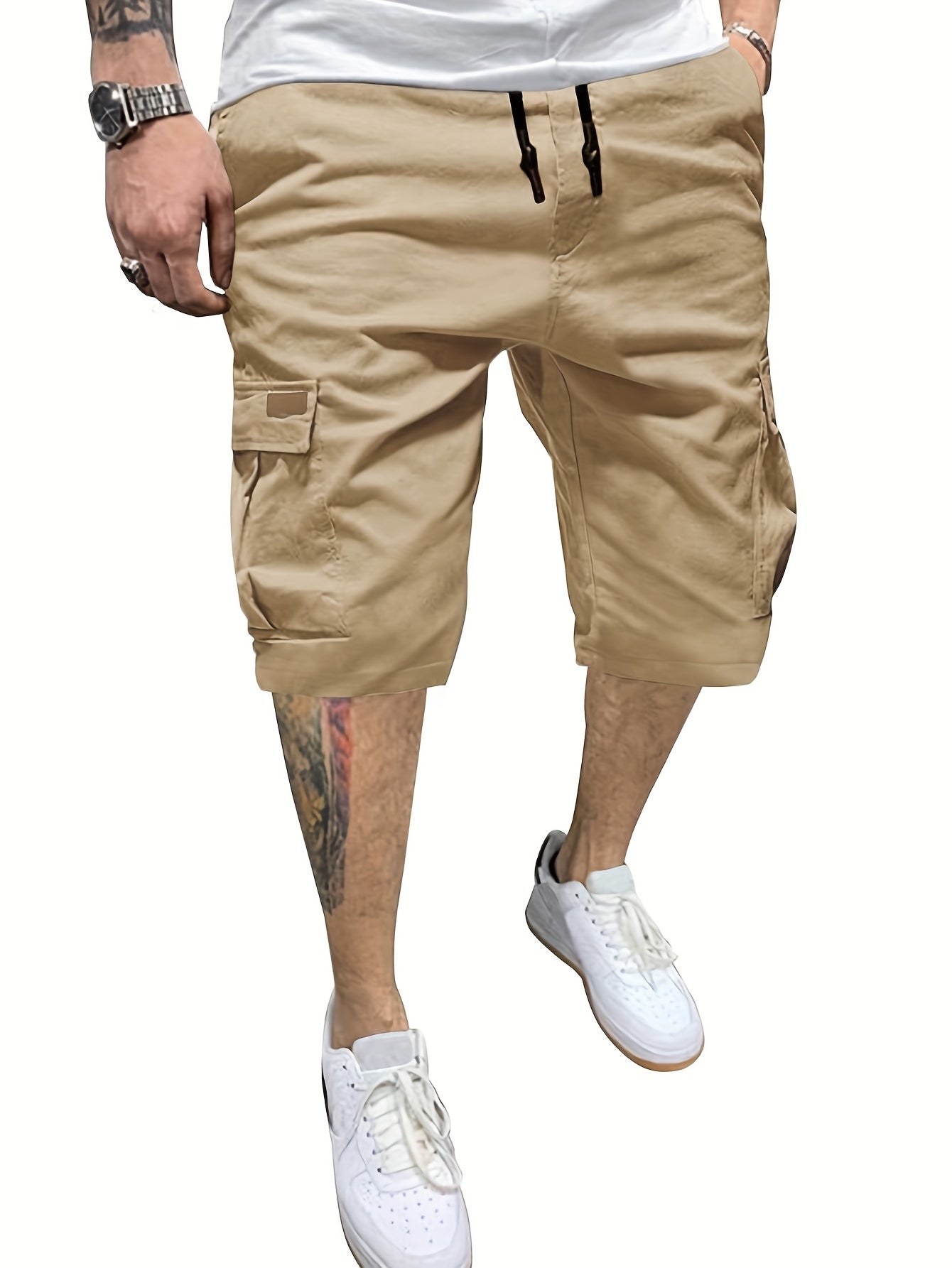 Men's Athletic Shorts - Quick Dry – Black-black – view 7