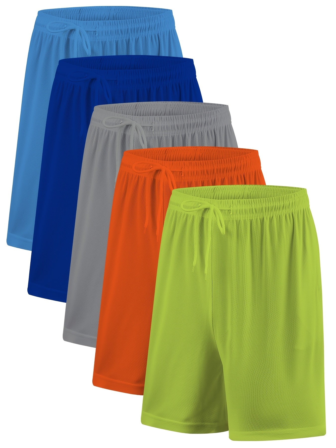 Men's Athletic Shorts - Quick Dry With Pockets – 12-Variant Selection – Green option – view 6