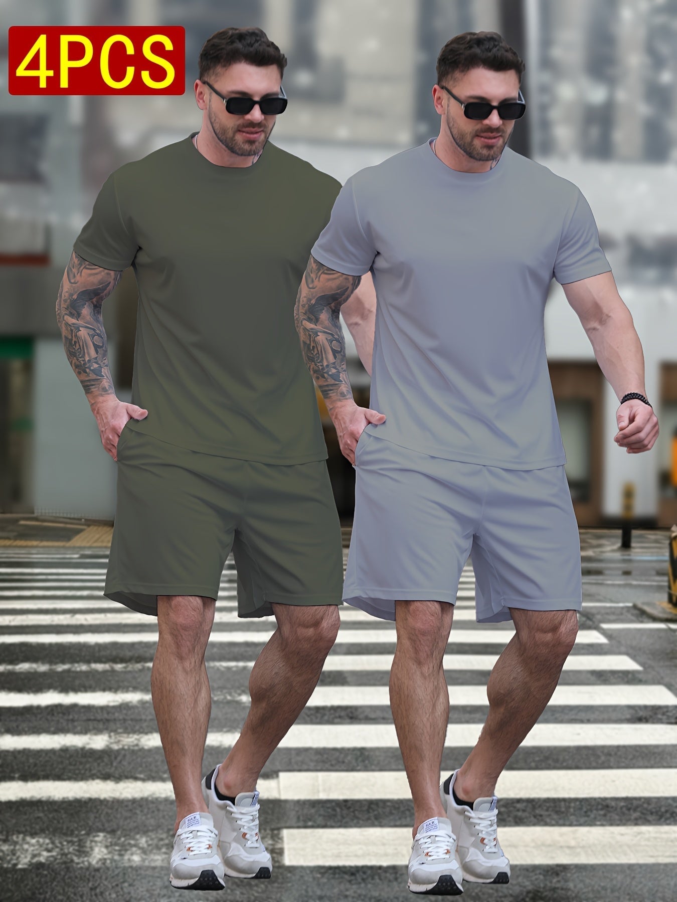 Men's Athletic Shorts - Quick Dry With Pockets – 5-Color Selection – view 6