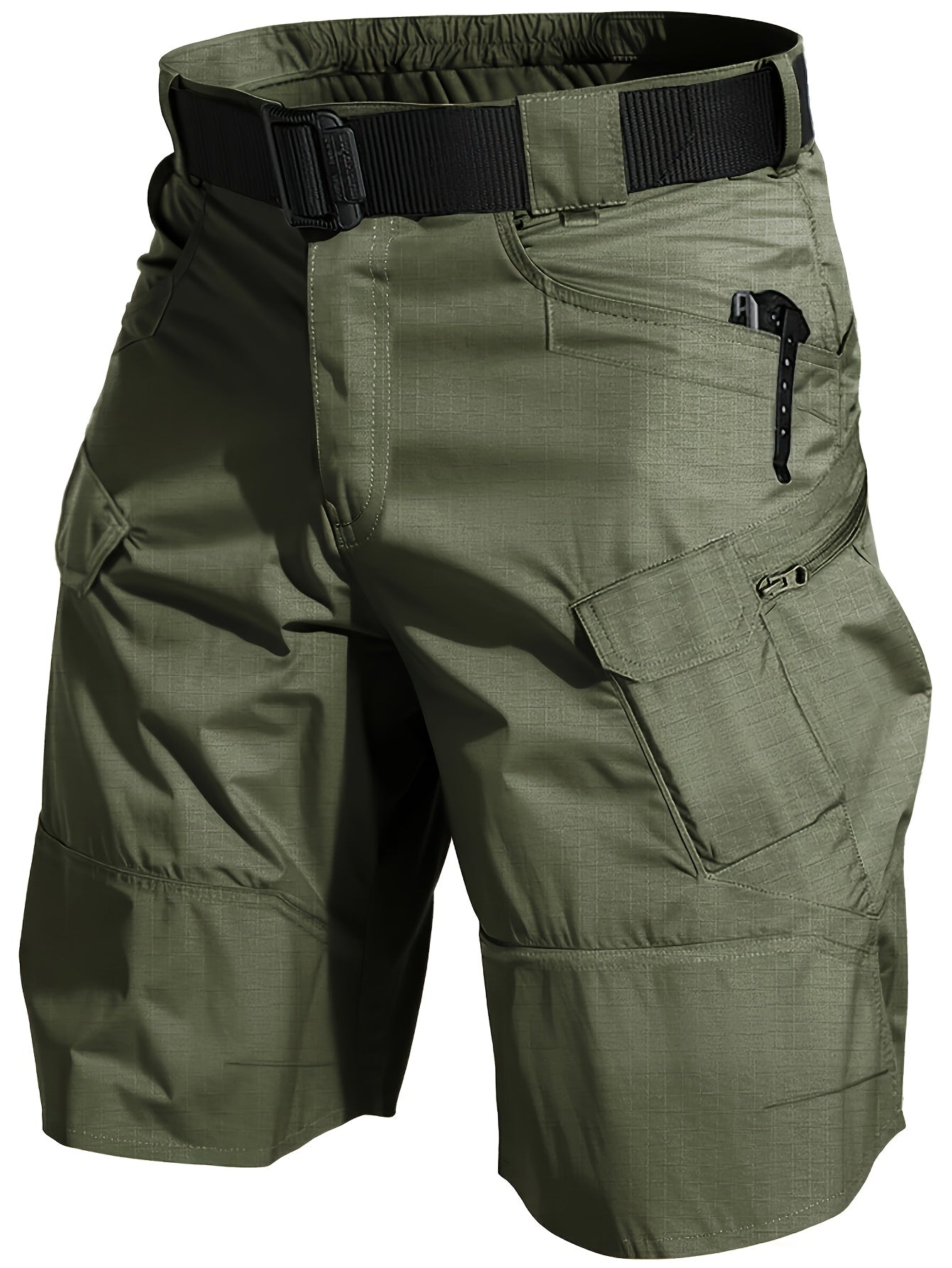 Men's Athletic Shorts - Quick Dry With Pockets – Black+gray – Black option – view 20