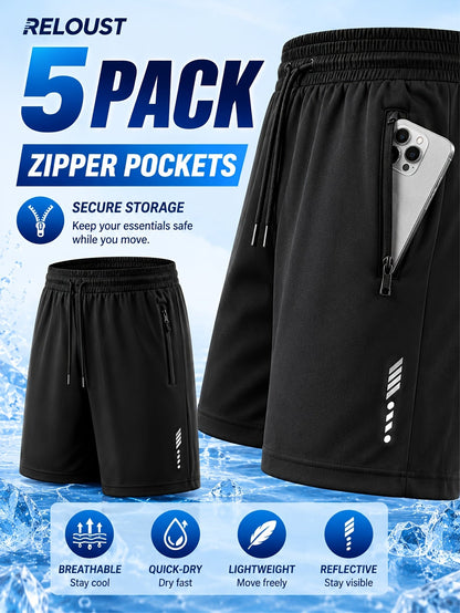 Men's Athletic Shorts - Quick Dry With Pockets – Colorway 59557 – view 6