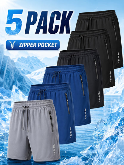 Men's Athletic Shorts - Quick Dry With Pockets – Colorway 59557 – view 8