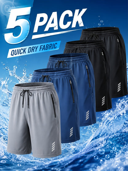 Men's Athletic Shorts - Quick Dry With Pockets – Colorway 59557 – view 12