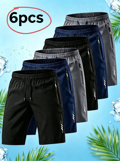 Men's Athletic Shorts - Quick Dry With Pockets – Colorway 78053 detail view