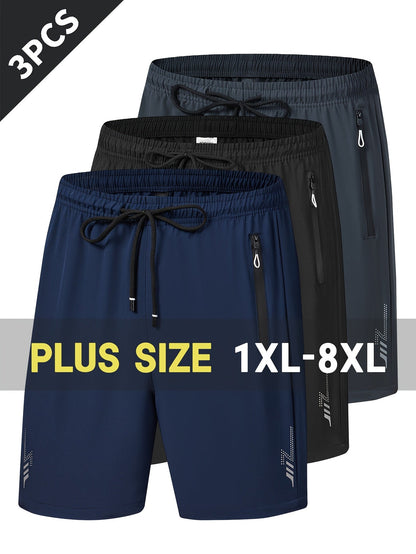 Men's Athletic Shorts - Quick Dry With Pockets – Sizes 1XL–8XL – view 4