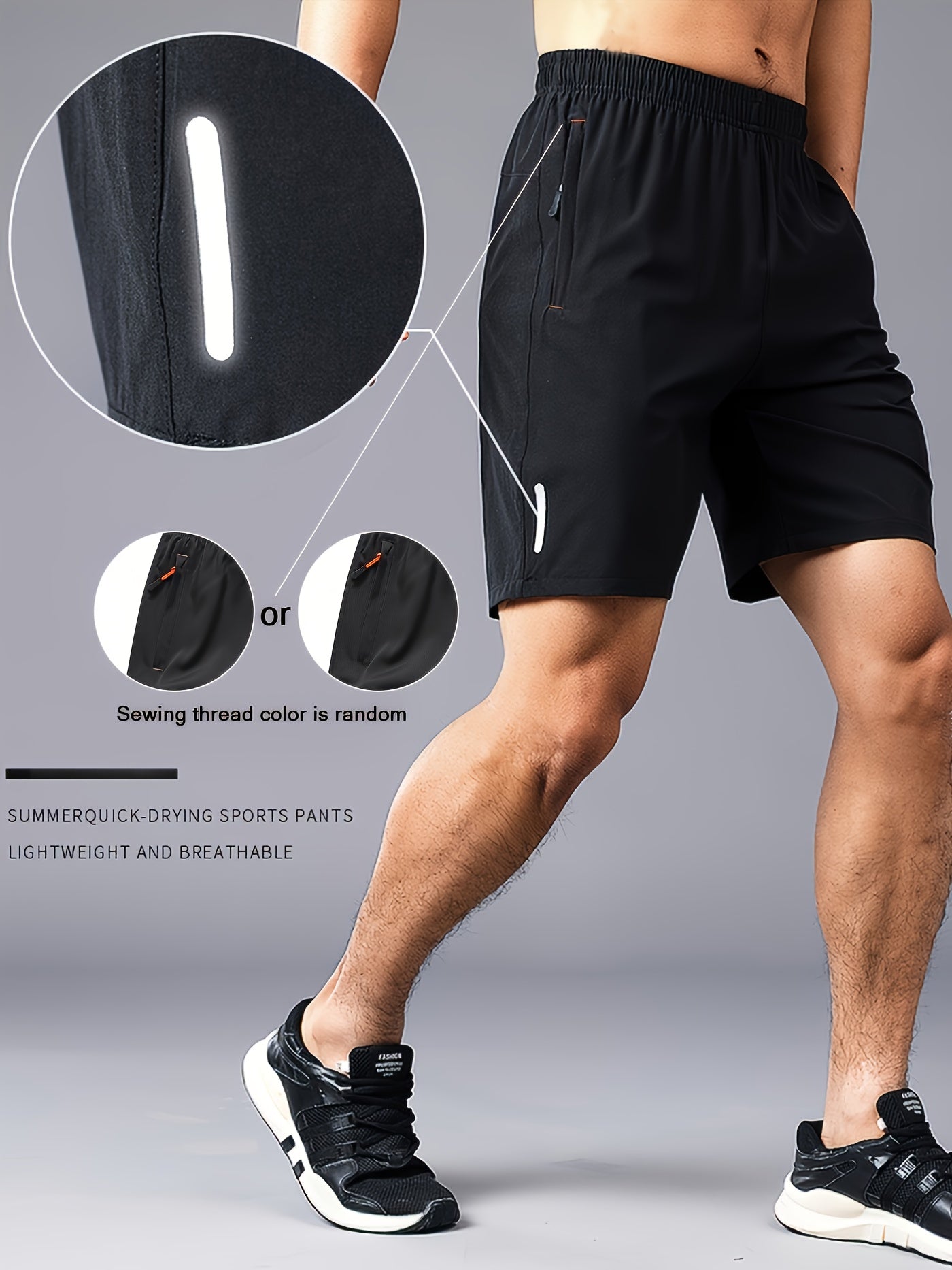 Men's Athletic Shorts - Stretch With Pockets – 14-Variant Selection – view 6