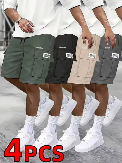 Men's Athletic Shorts - Stretch With Pockets Active – 4-Color Selection – view 9