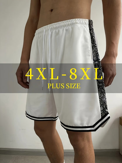 Men's Athletic Shorts - Stretch With Pockets – Black / White – Black option – main product image