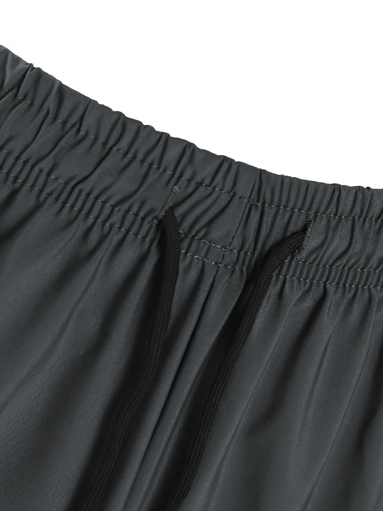 Men's Athletic Shorts - Stretch With Pockets – Grey / Green – view 10
