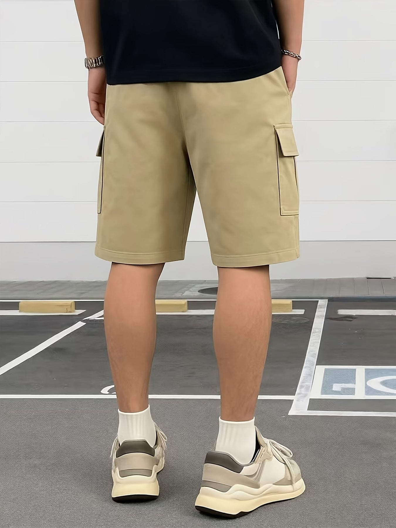 Men's Athletic Shorts - Stretch With Pockets – Relaxed Fit / 12-Variant Selection – view 3