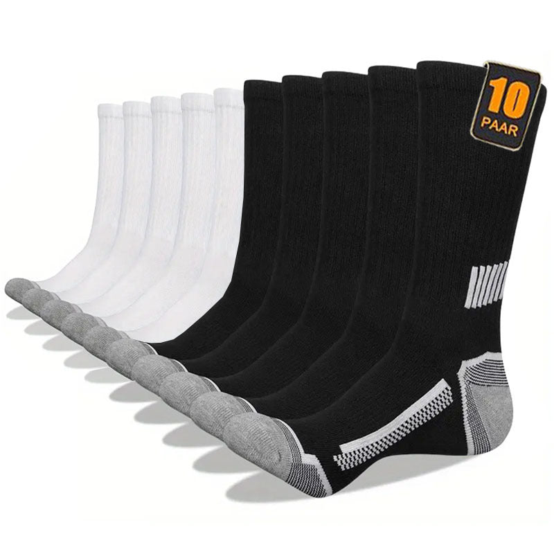Men's Athletic Socks - 10-Pair Pack – Black option – view 2