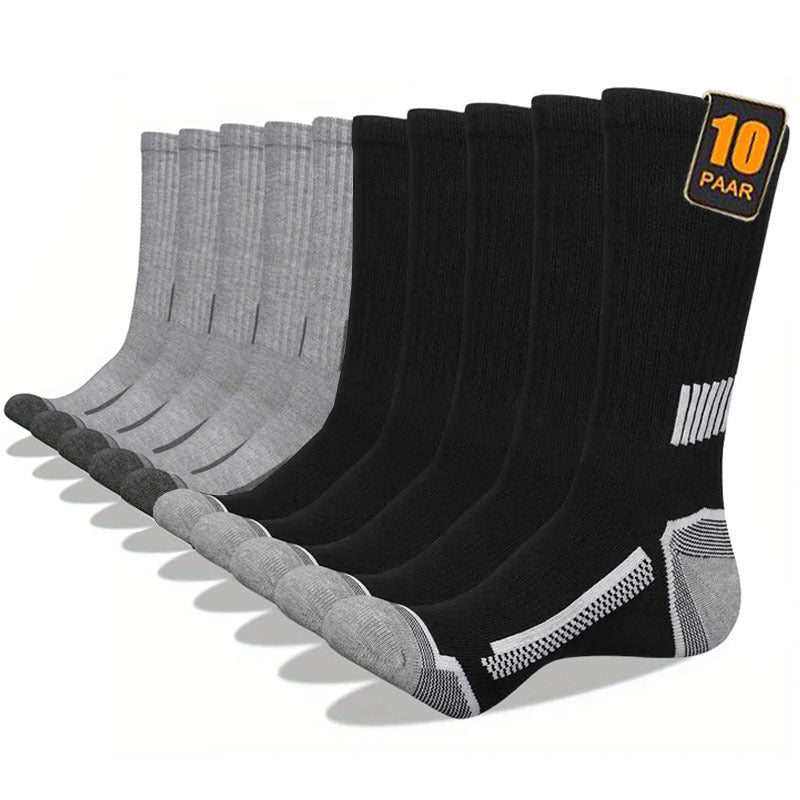 Men's Athletic Socks - 10-Pair Pack – Black option – view 3