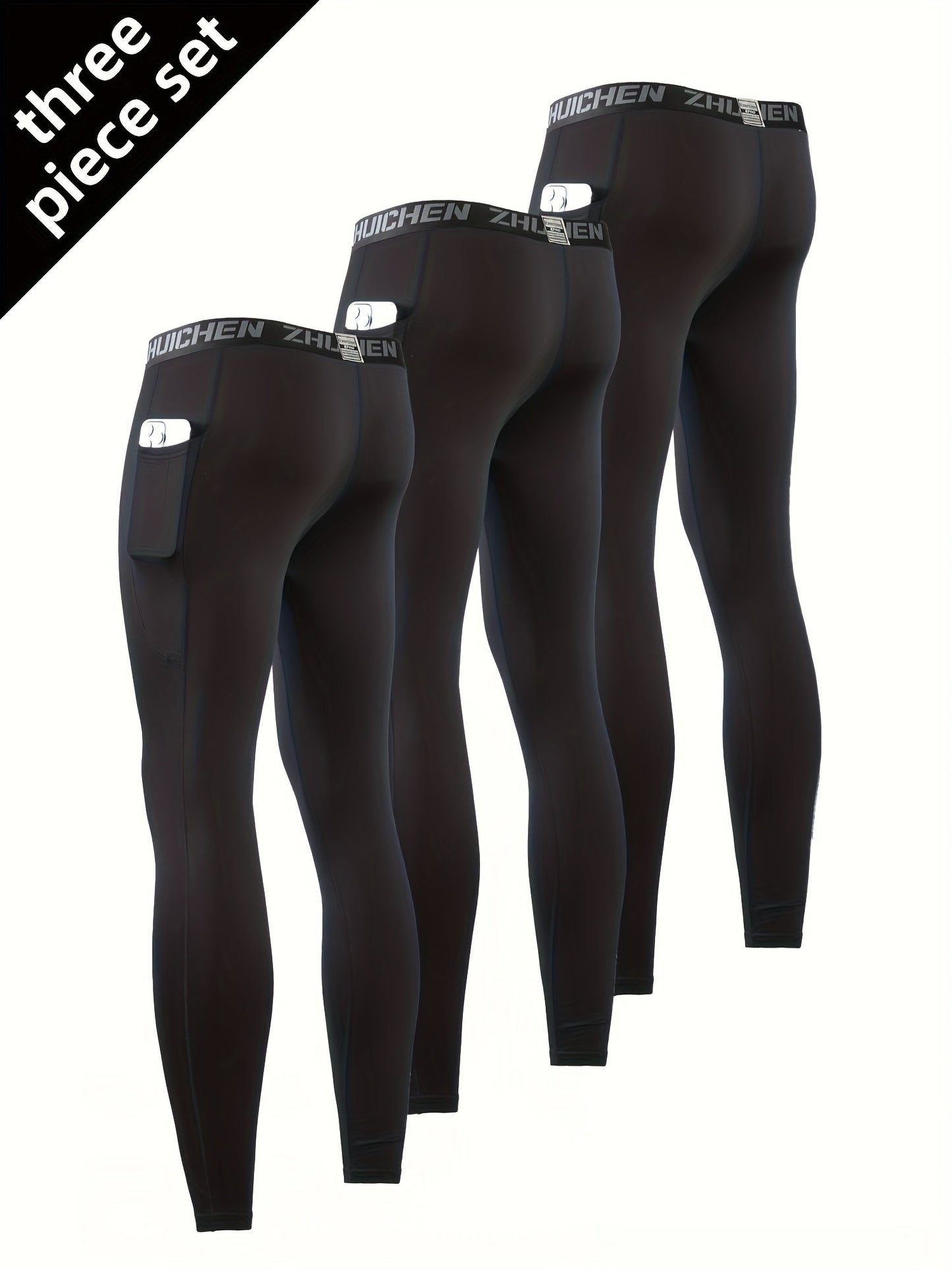 Men's Athletic Tights - 3-Piece Pack detail view