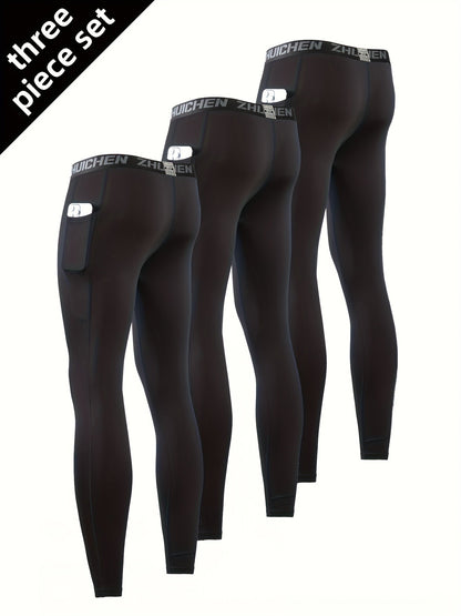 Men's Athletic Tights - 3-Piece Pack detail view