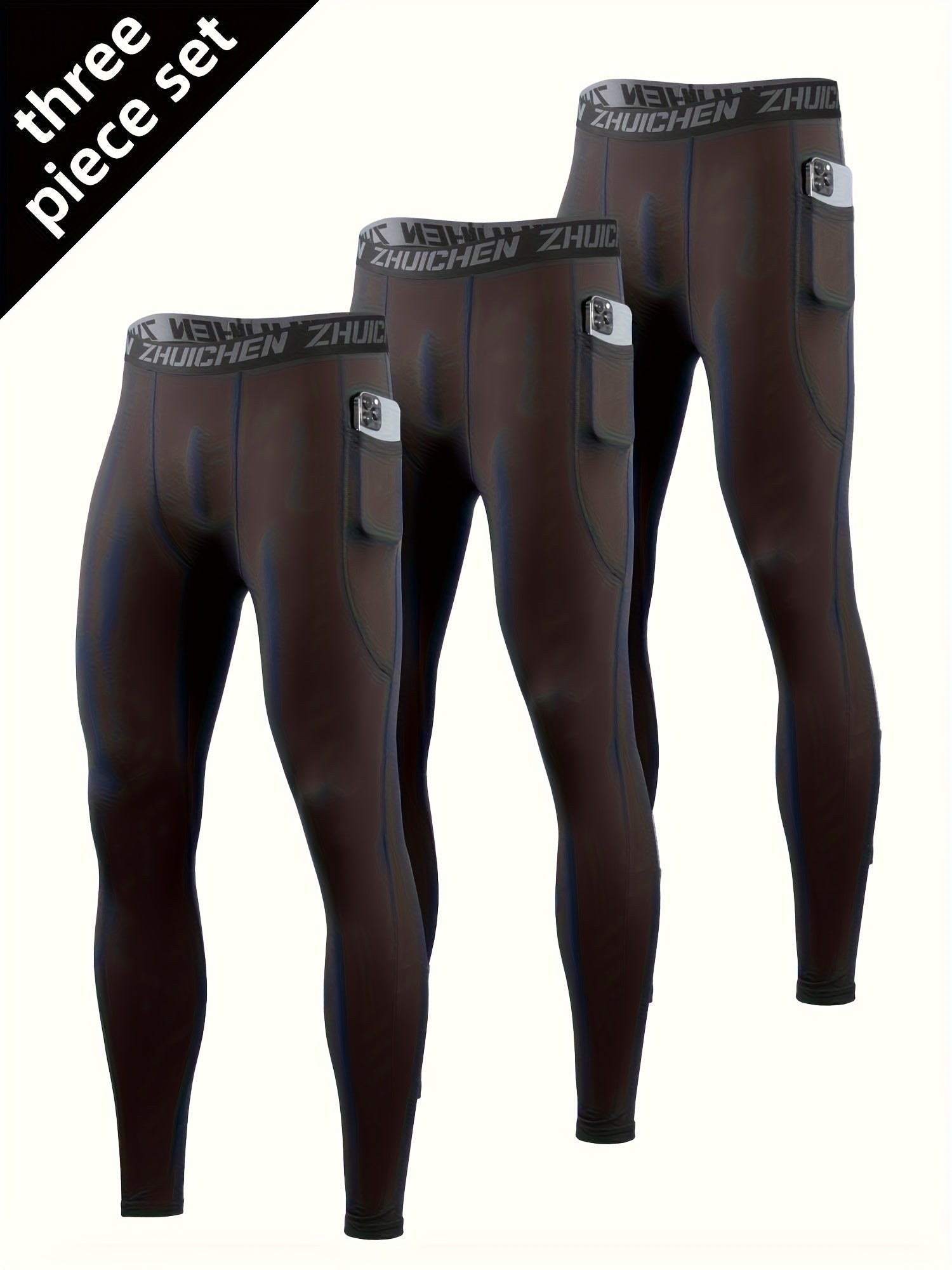 Men's Athletic Tights - 3-Piece Pack detail view