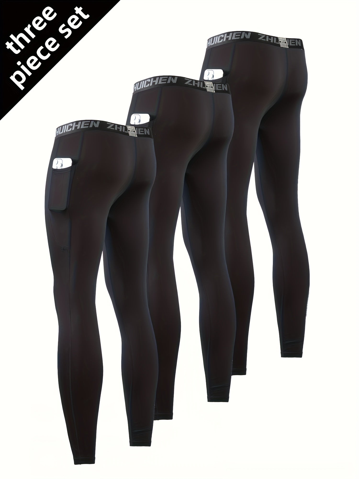 Men's Athletic Tights - 3-Piece Pack detail view