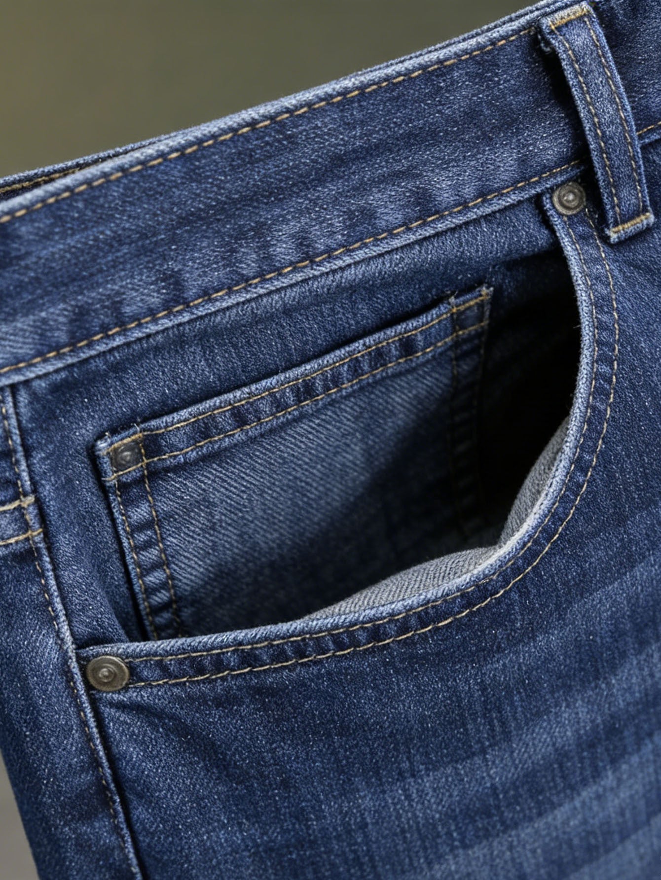 Men's Baggy Jeans - Black Denim Clean Finish – view 4