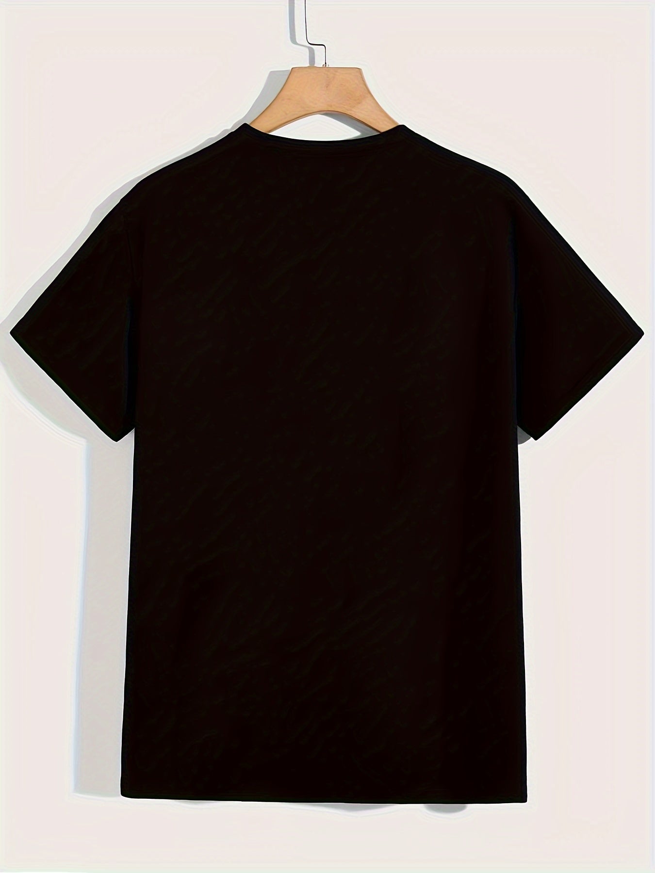 Men's Black + Sky Blue + Dark Gray + Light Gray + Navy Blue Cotton Short-Sleeve T-Shirt – view 5