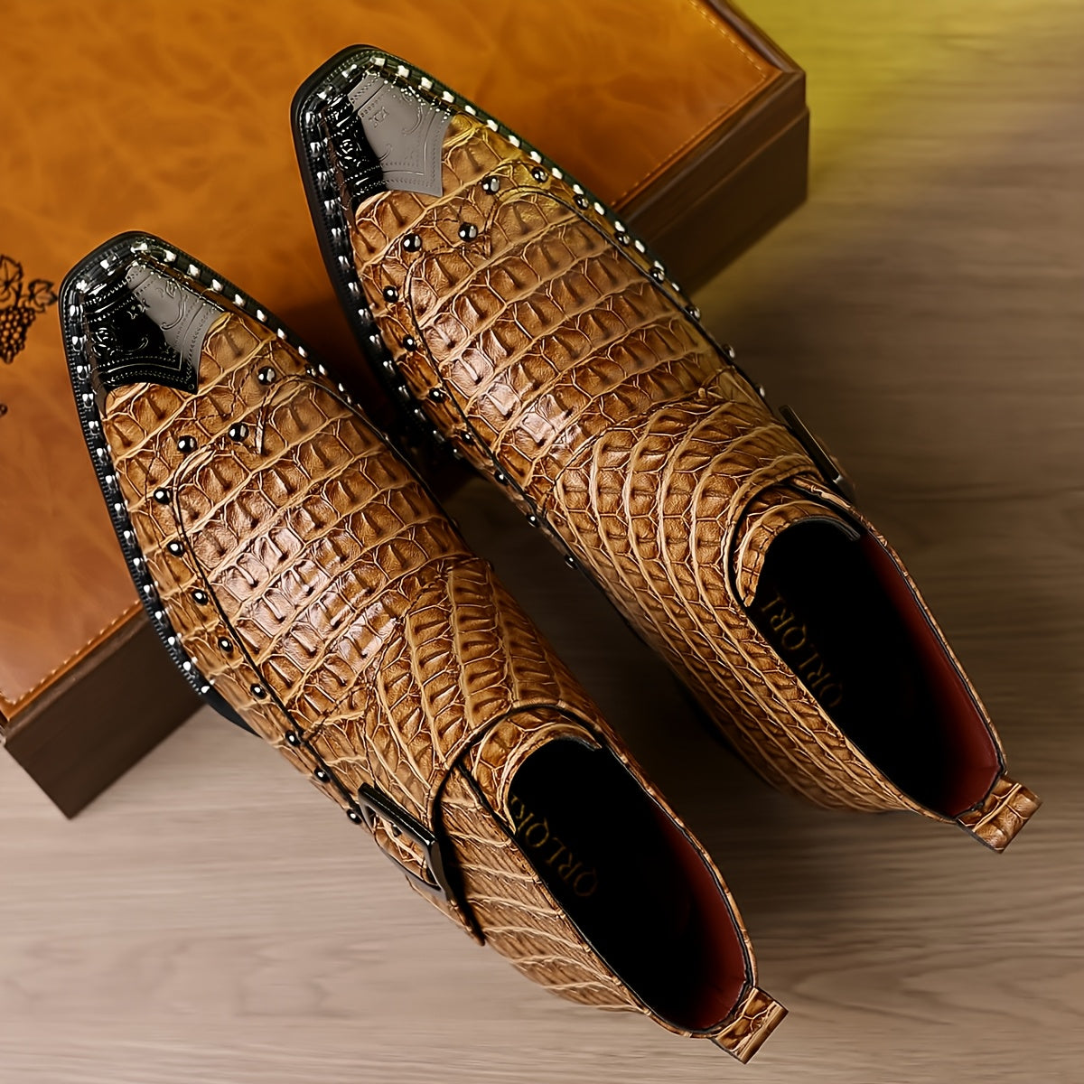 Men's Boots – Black / Chocolate – view 8