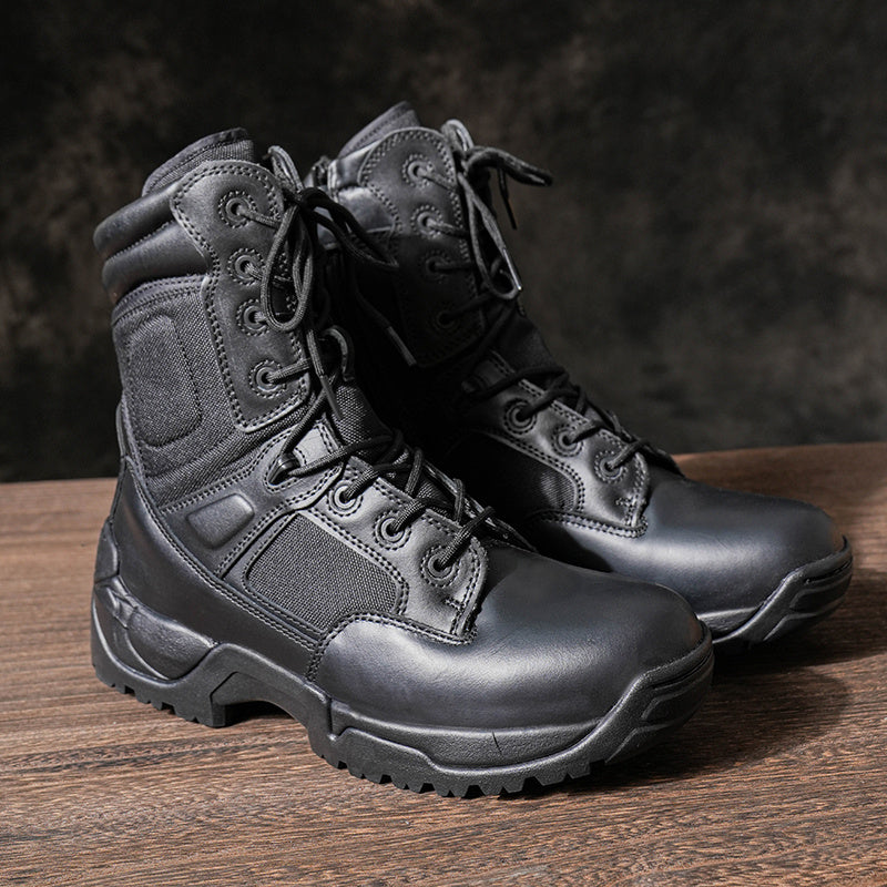 Men's Boots - Breathable Mesh Cushioned Comfort for Outdoor & – view 2
