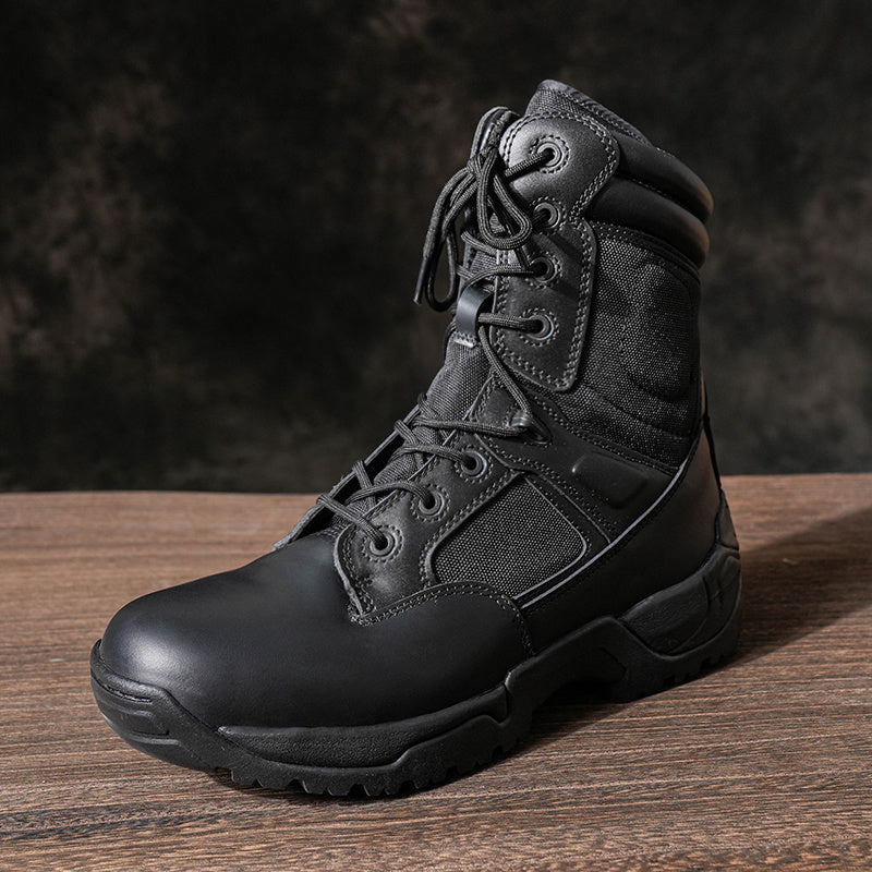 Men's Boots - Breathable Mesh Cushioned Comfort for Outdoor & – view 3