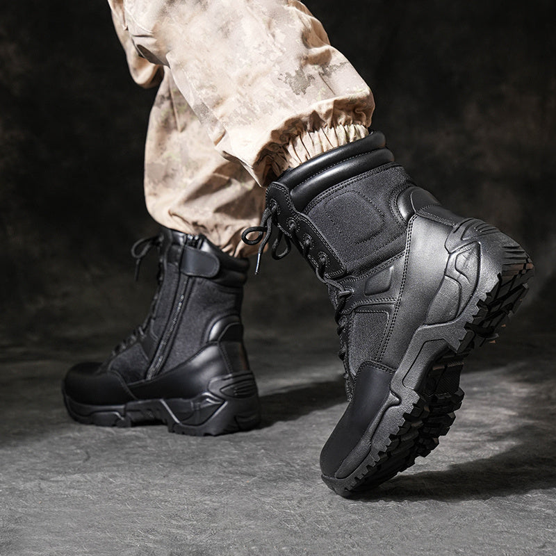Men's Boots - Breathable Mesh Cushioned Comfort for Outdoor & – view 5