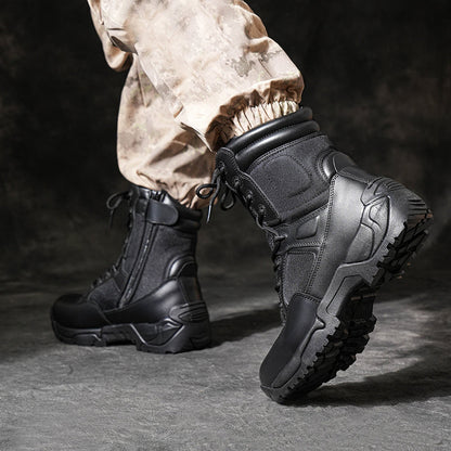 Men's Boots - Breathable Mesh Cushioned Comfort for Outdoor & – view 5