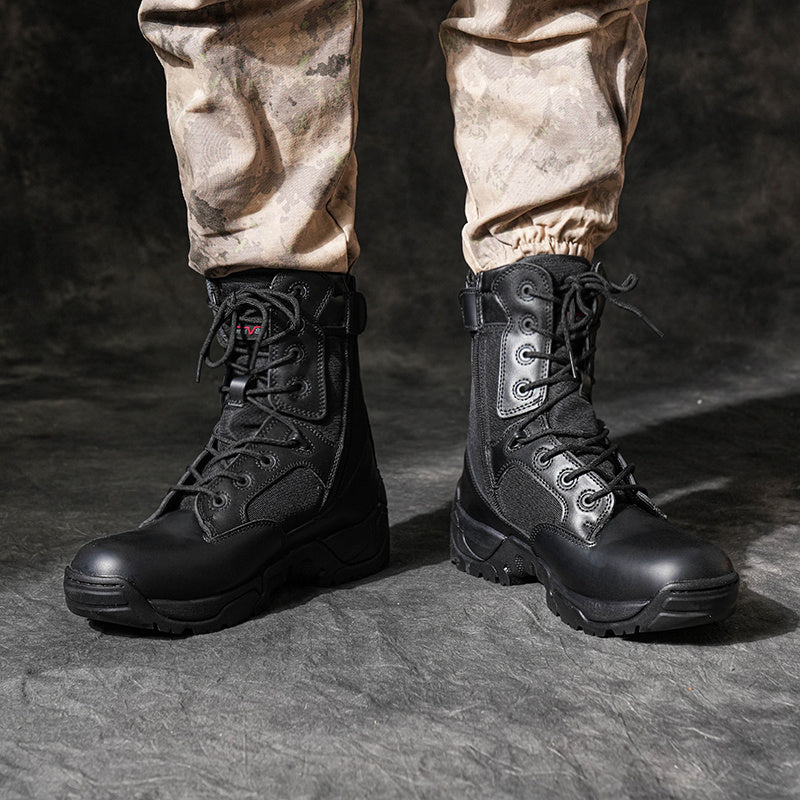 Men's Boots - Breathable Mesh Cushioned Comfort for Outdoor & – view 6