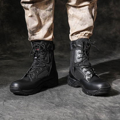Men's Boots - Breathable Mesh Cushioned Comfort for Outdoor & – view 6