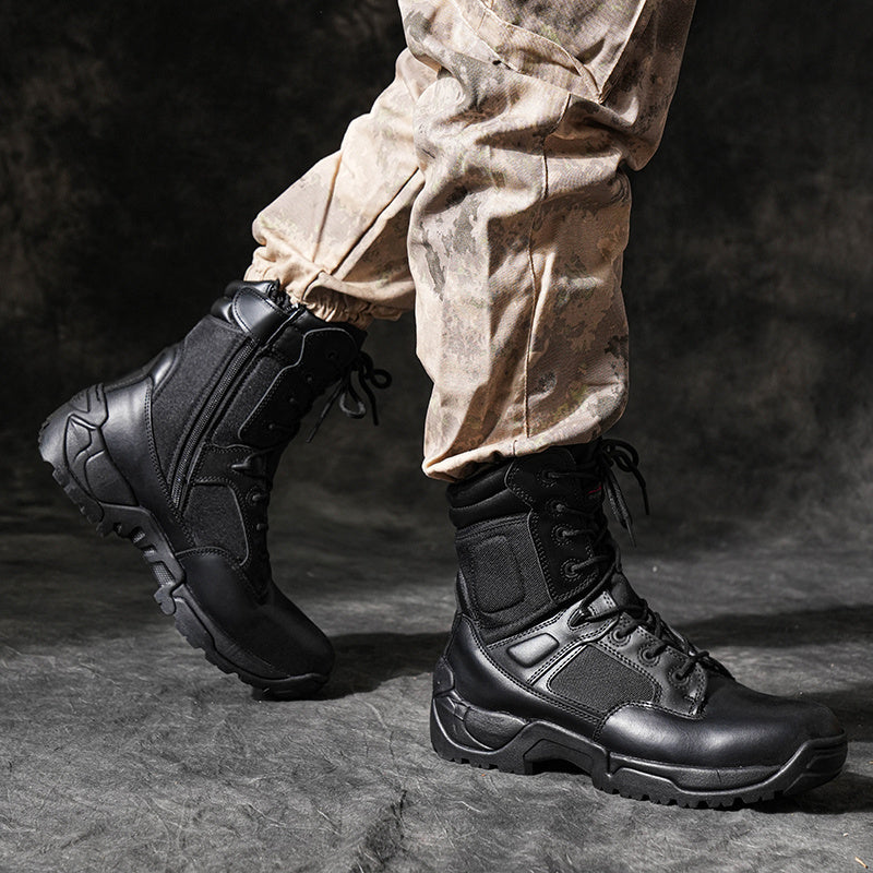 Men's Boots - Breathable Mesh Cushioned Comfort for Outdoor & – view 7