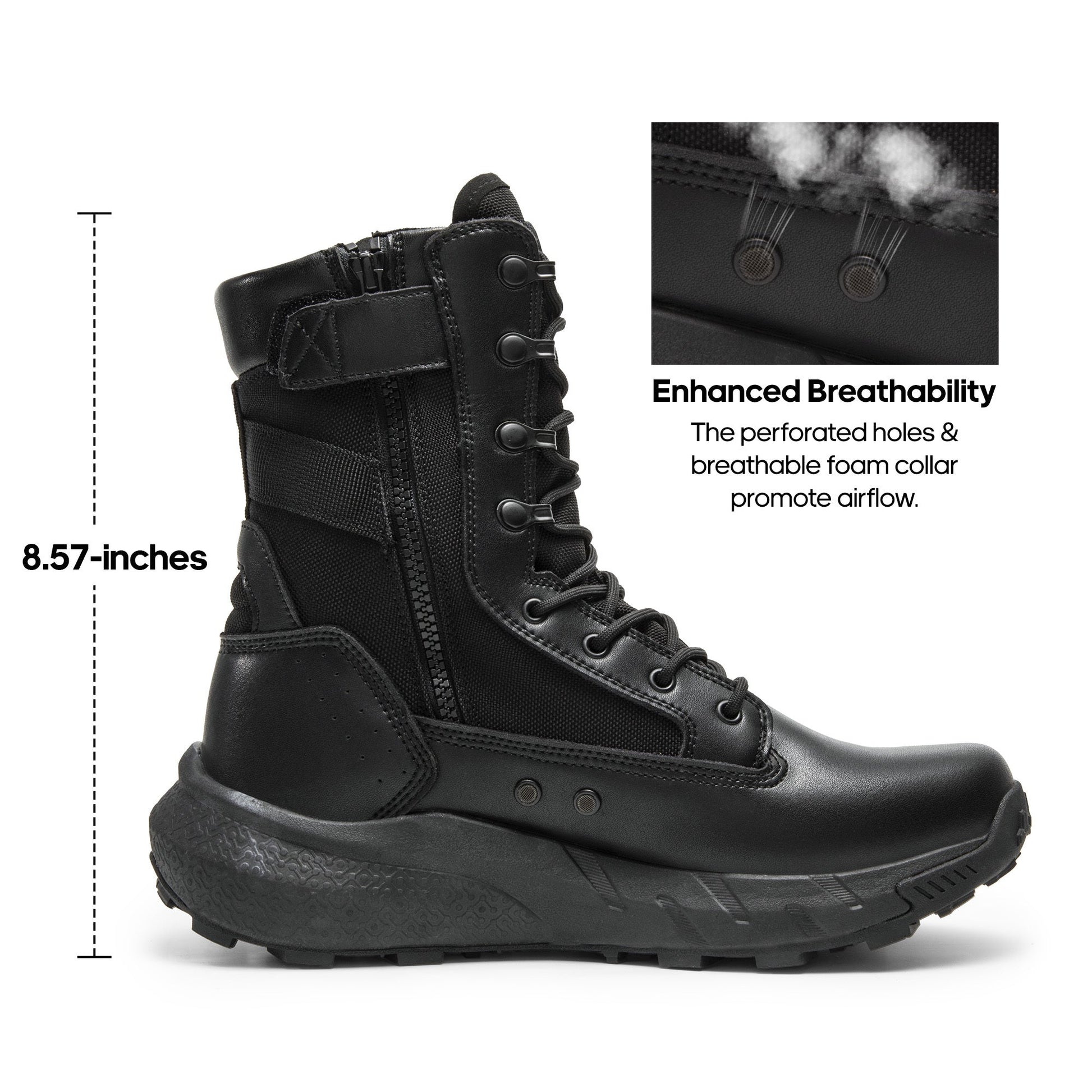Men's Boots - Breathable Mesh Lightweight for Outdoor & – view 3