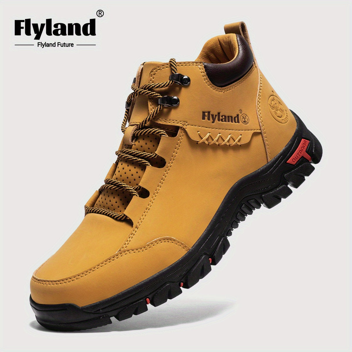 Men's Boots - Comfort Fit for Everyday Wear – Golden / Camel – view 2