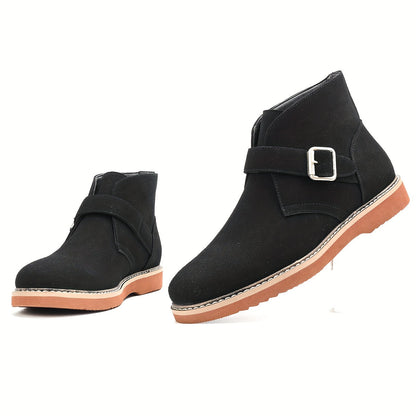 Men's Boots - Comfort Fit for Outdoor & – Black / Red – view 5
