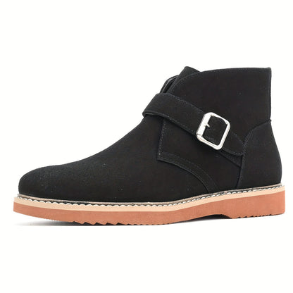 Men's Boots - Comfort Fit for Outdoor & – Black / Red – Black option – view 3