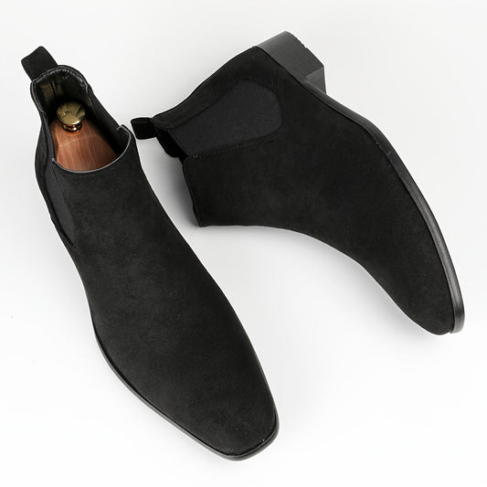Men's Boots - Everyday Comfort & Durable Sole – Black / Burgundy – main product image