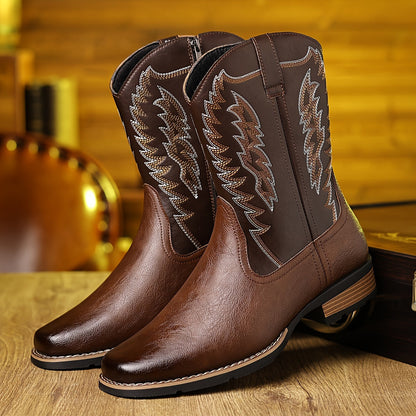 Men's Boots - Everyday Comfort & Durable Sole – Black / Dark Brown – main product image