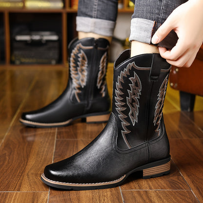 Men's Boots - Everyday Comfort & Durable Sole – Black / Dark Brown – view 2