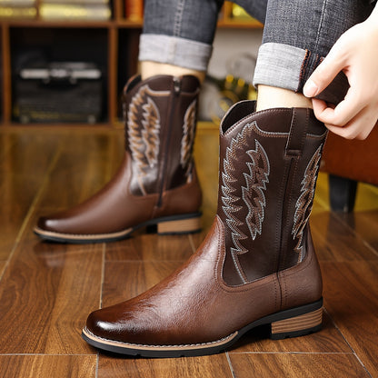 Men's Boots - Everyday Comfort & Durable Sole – Black / Dark Brown – view 5