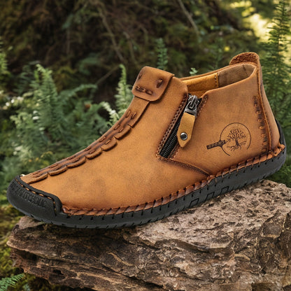 Men's Boots - Everyday Comfort & Durable Sole – Yellowish-brown – view 9
