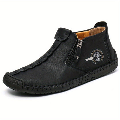 Men's Boots - Everyday Comfort & Durable Sole – Yellowish-brown – brown option – view 7