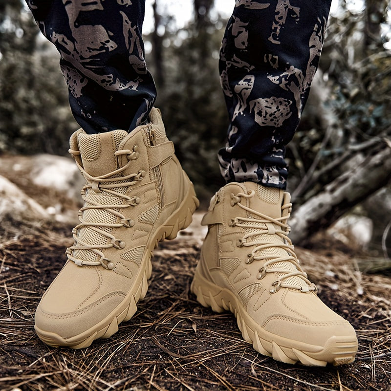 Men's Boots - Non-Slip Sole for Outdoor & – Khaki – view 3